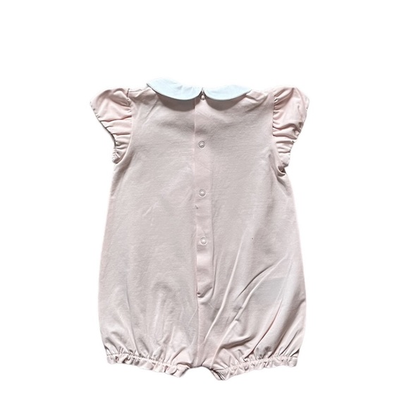 Girls 6-9M Pink Sleeve-Less Onesie - Picture 3 of 4